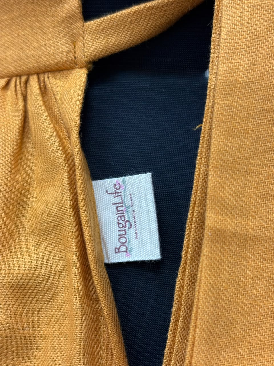 Golden Gather Skirt Apron
