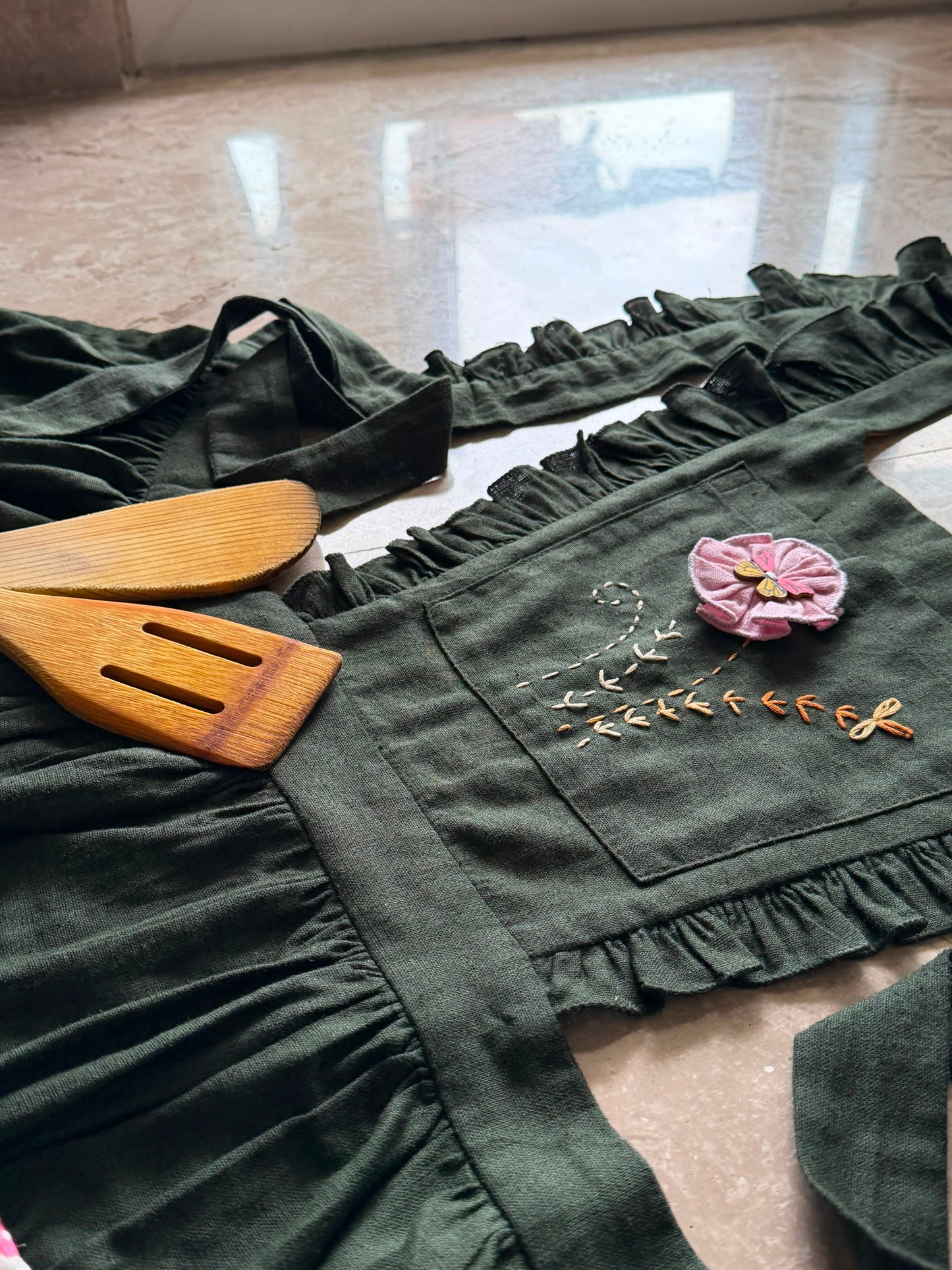 Forest Blossom Apron