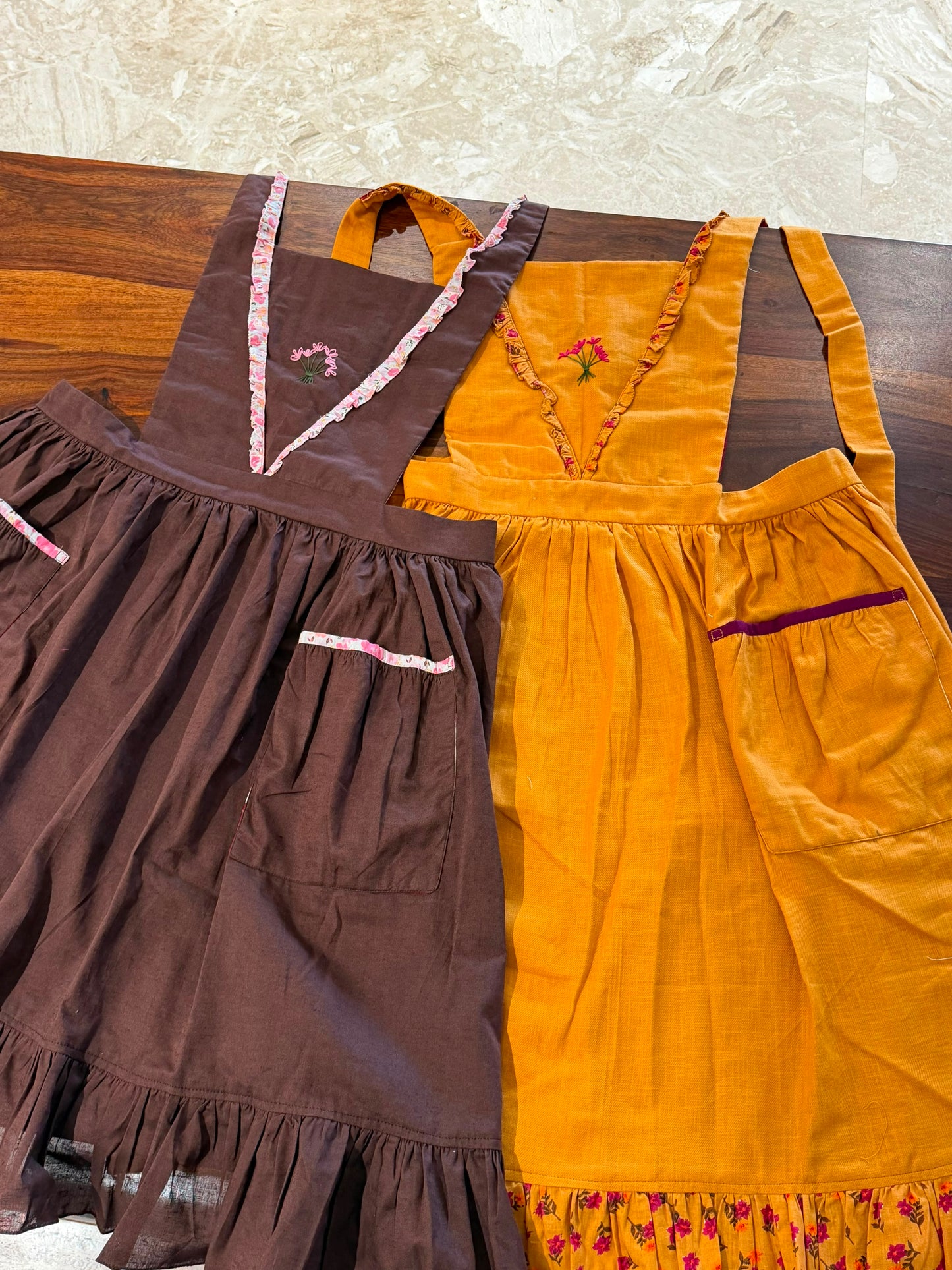 Chocolate Blossom Apron