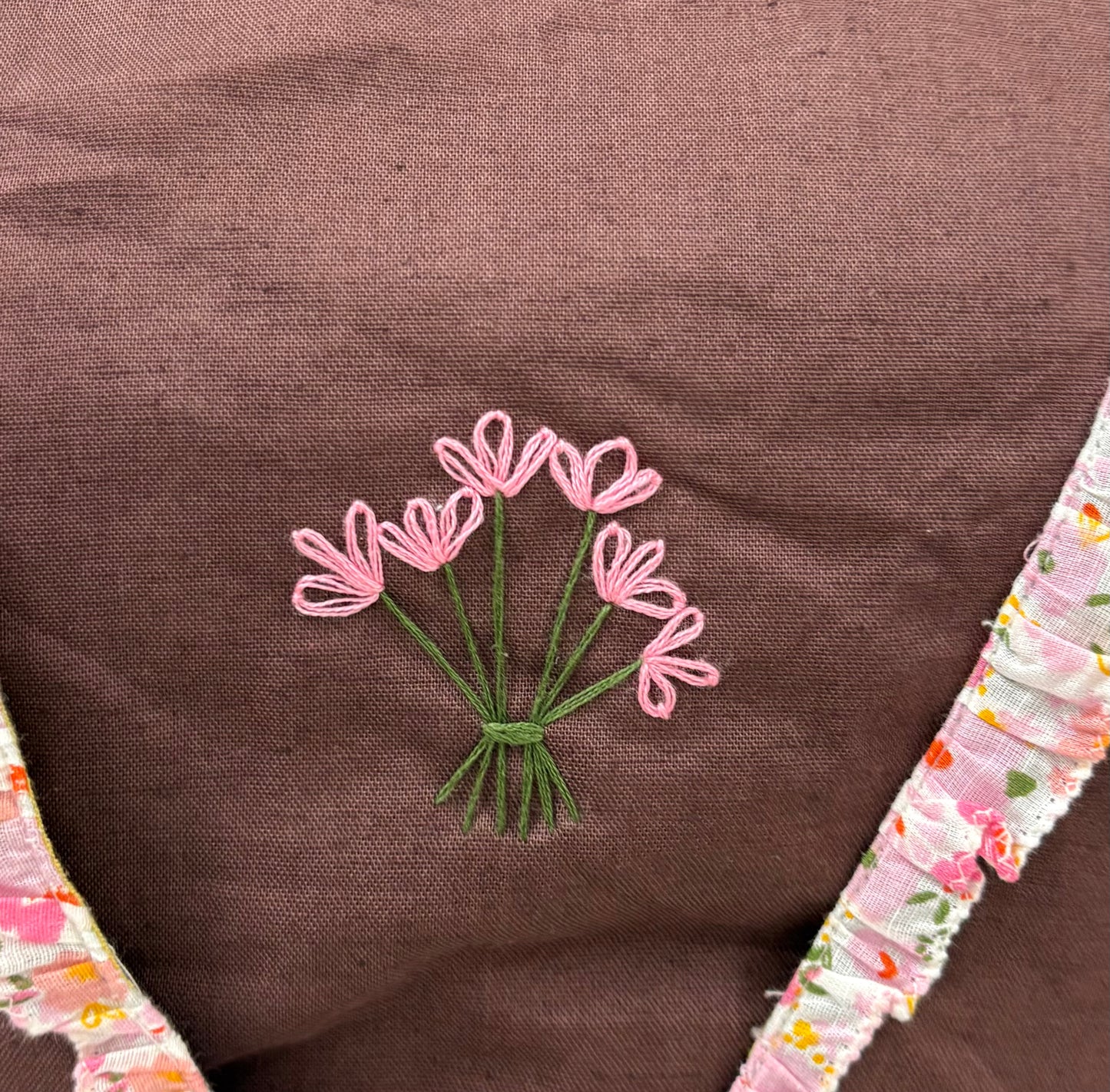Chocolate Blossom Apron