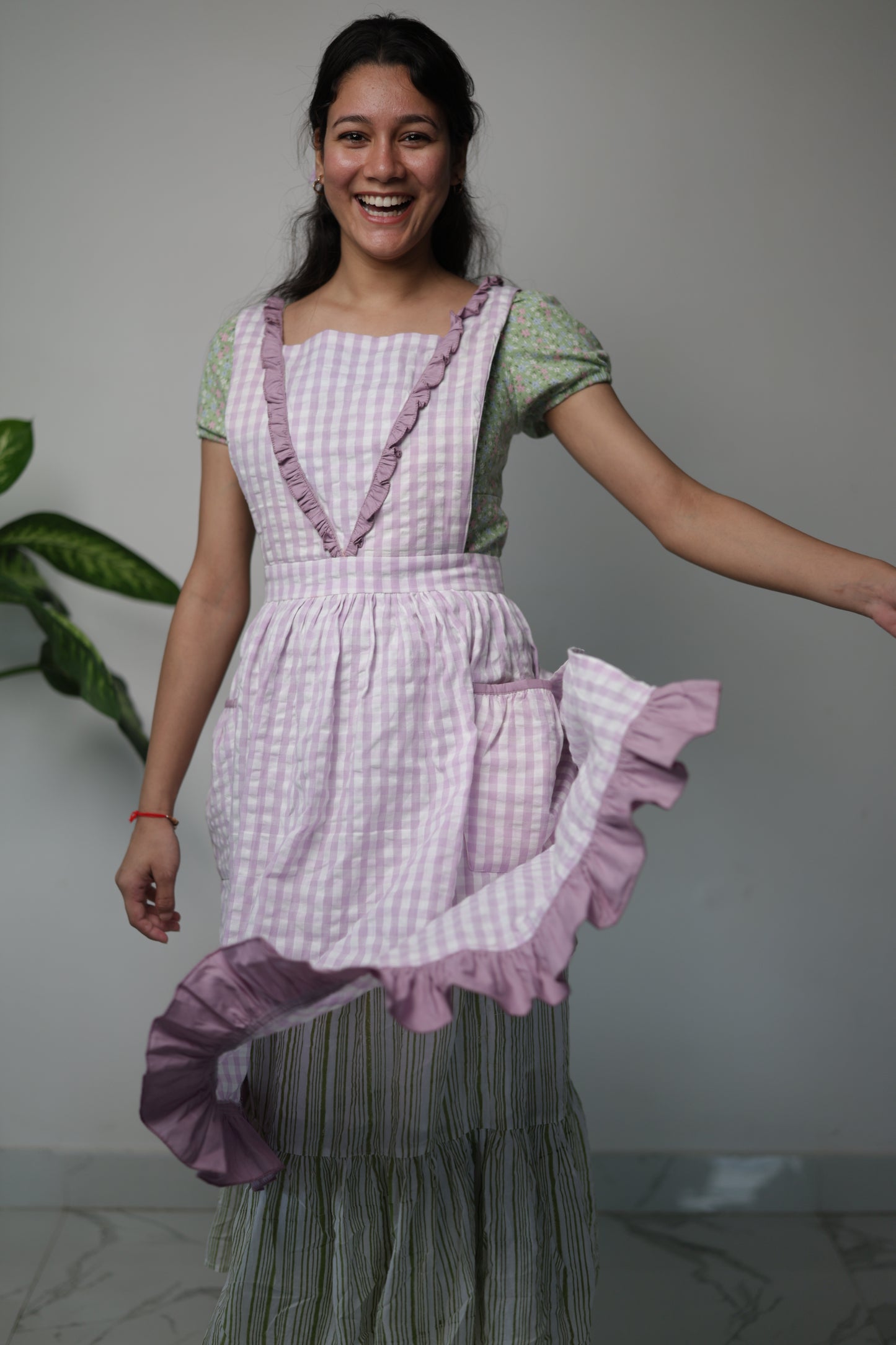 Lavender Check-in Apron