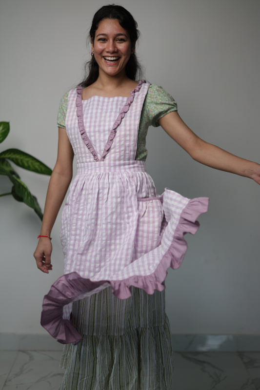 Lavender Check-in Apron