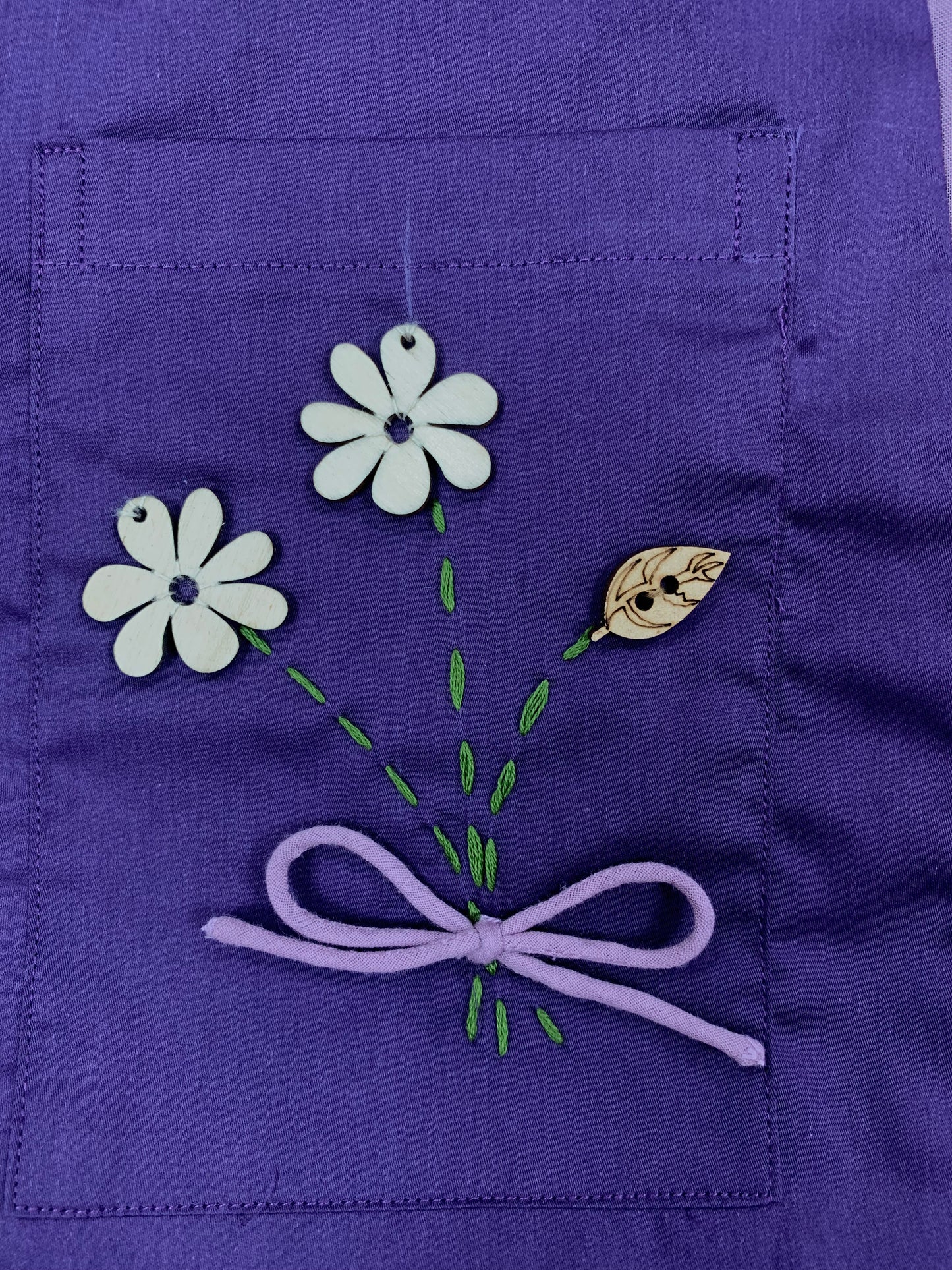 Plum Crossback Unisex Apron