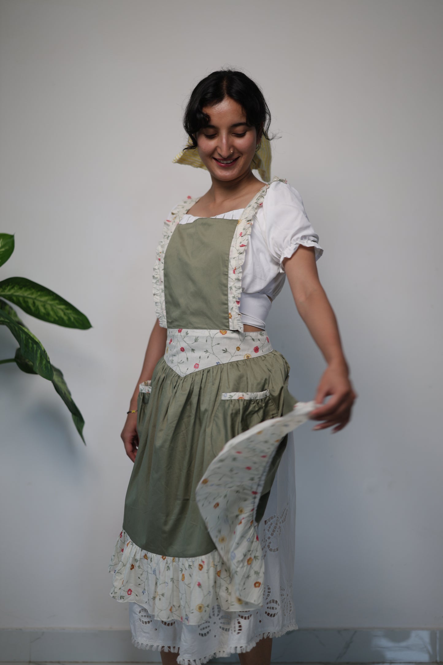 Soft-Spoken Yoke Apron