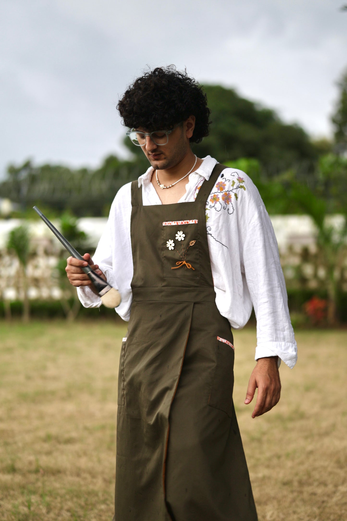 The Olive Bloom Unisex Apron